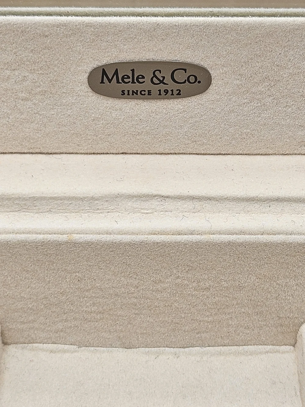 Mele & Co Pink Faux Suede Jewelry Two Tier Vanity Travel Case Organizer